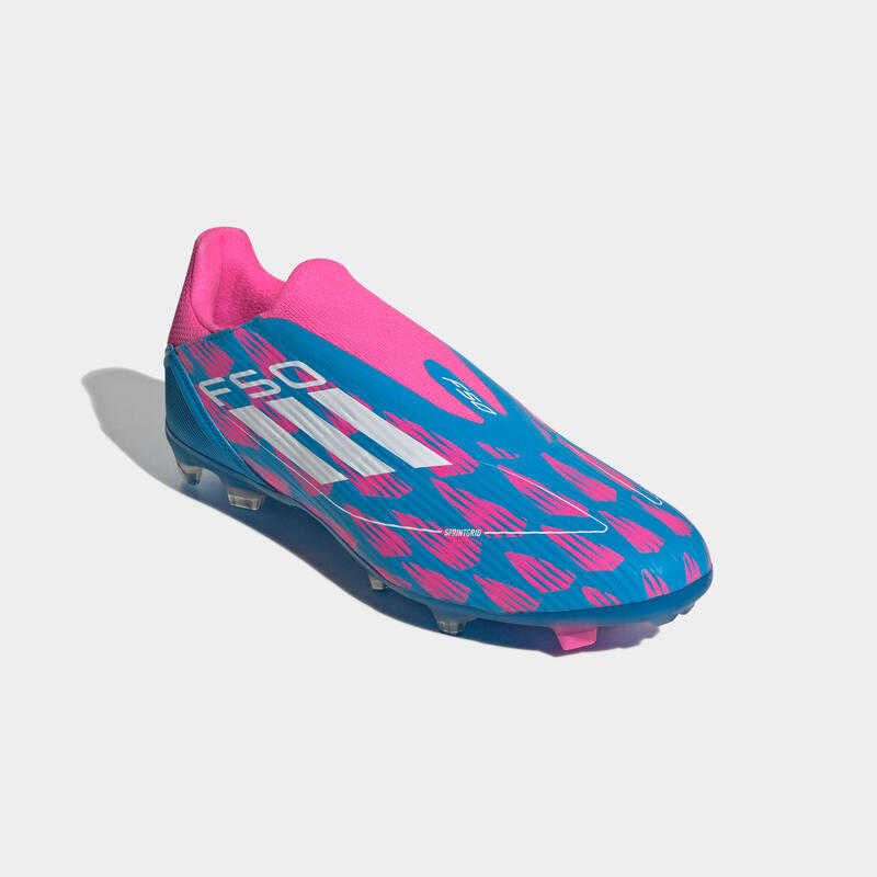 Voetbalschoenen voor volwassenen F50 League Laceless FG