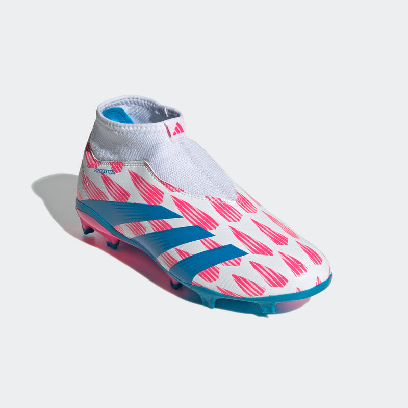 Kinder Fussball Nockenschuhe FG - ADIDAS Predator Laceless 