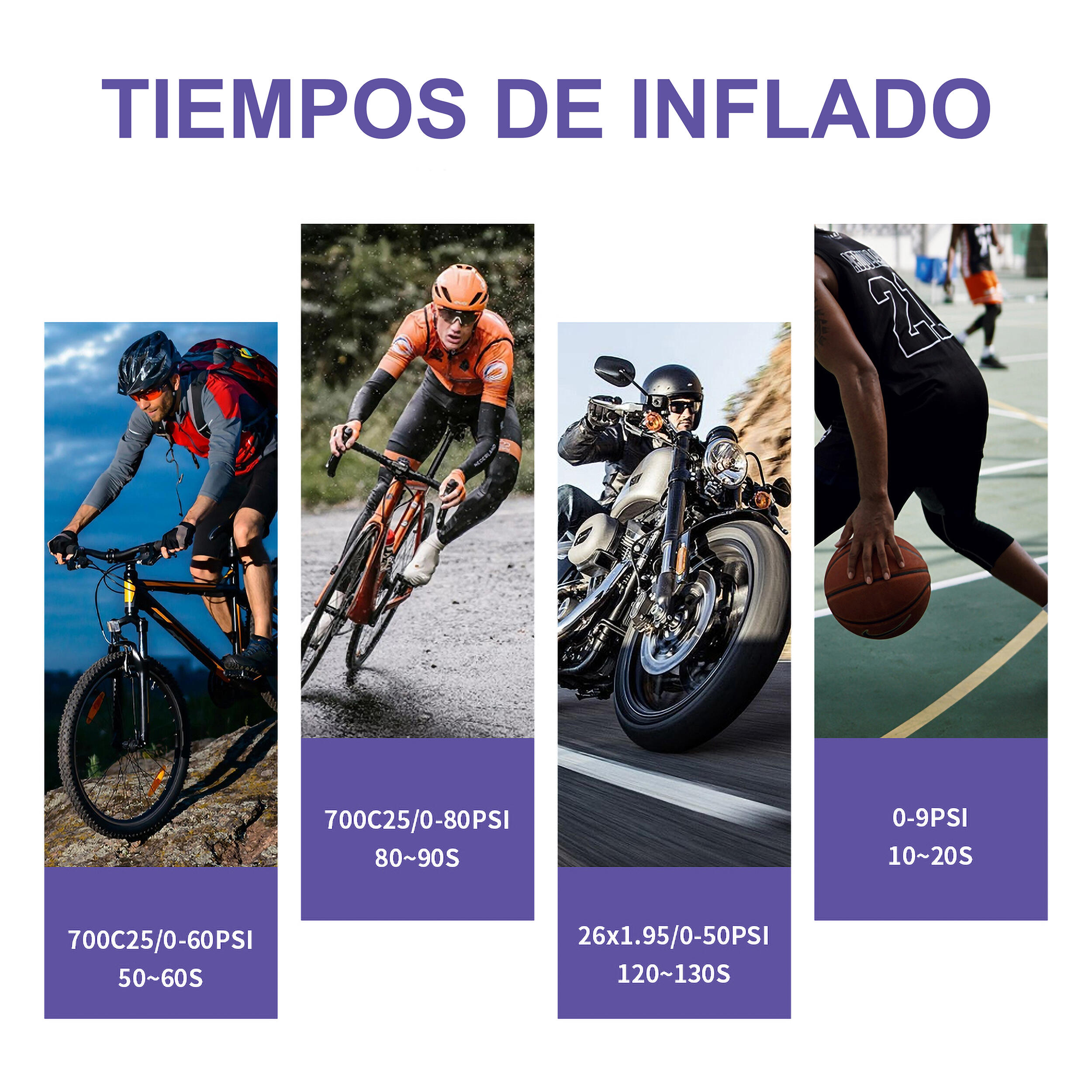 Mini compresor de aire Leotec Pro Bike 10/10