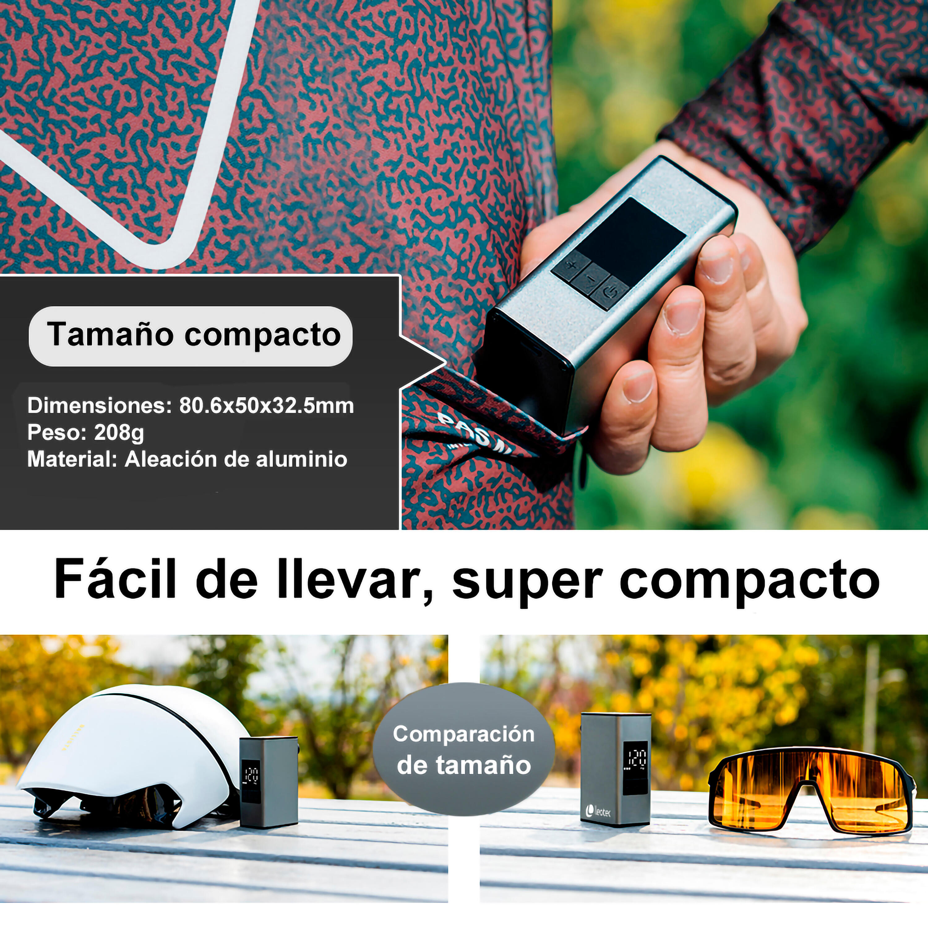 Mini compresor de aire Leotec Ultraflate 9/11