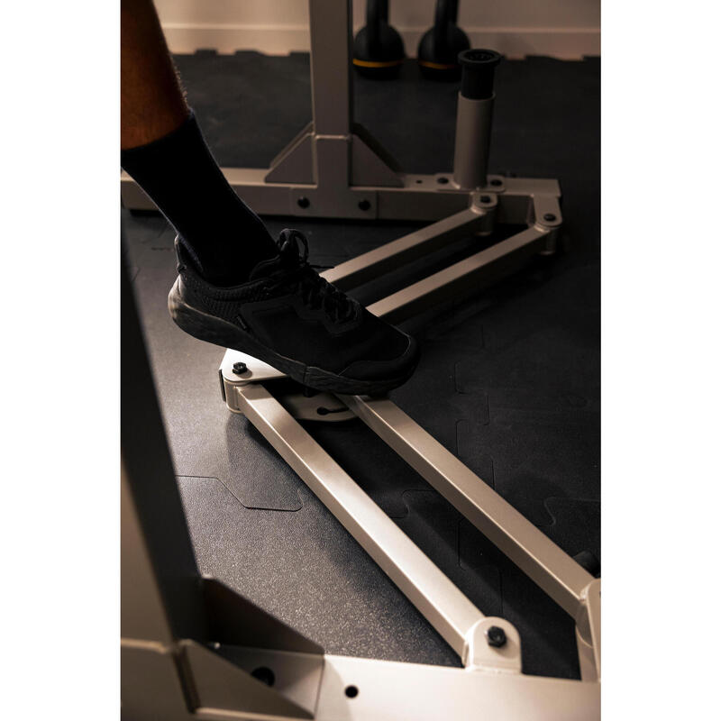 Rack de musculation 120 kg pliable en 2 sec et ultra-compact