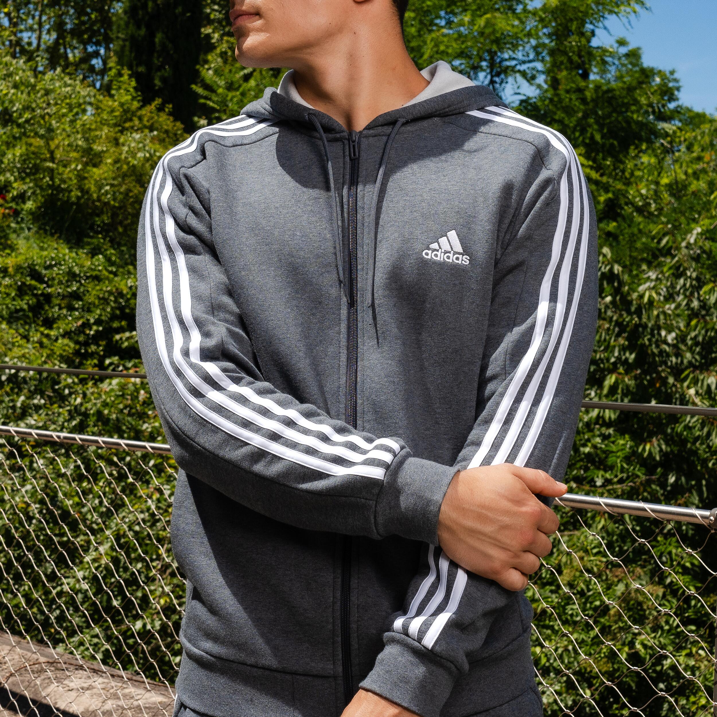 Sudaderas adidas hombre gris sales