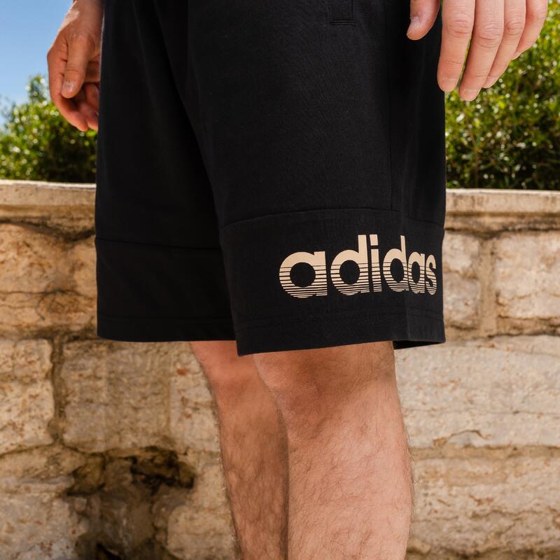 CALÇÕES DE FITNESS SOFT TRAINING ADIDAS HOMEM PRETO