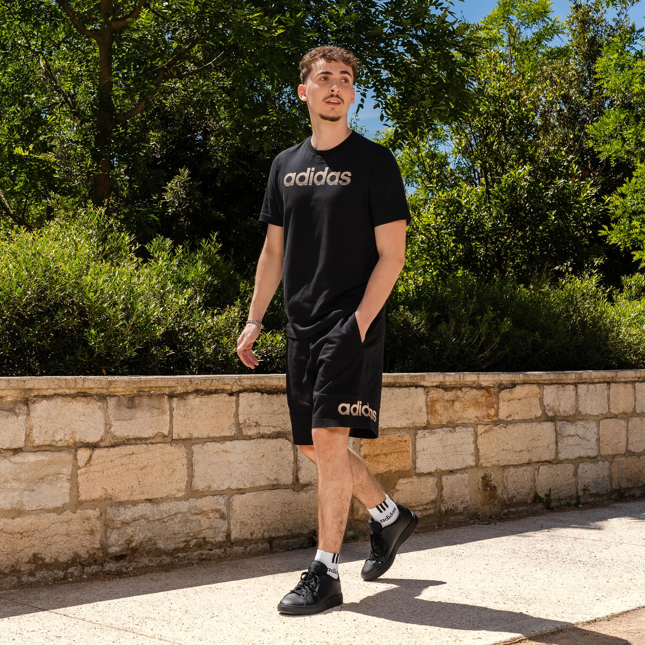 Men's Soft Training Fitness Shorts - Black 2/7