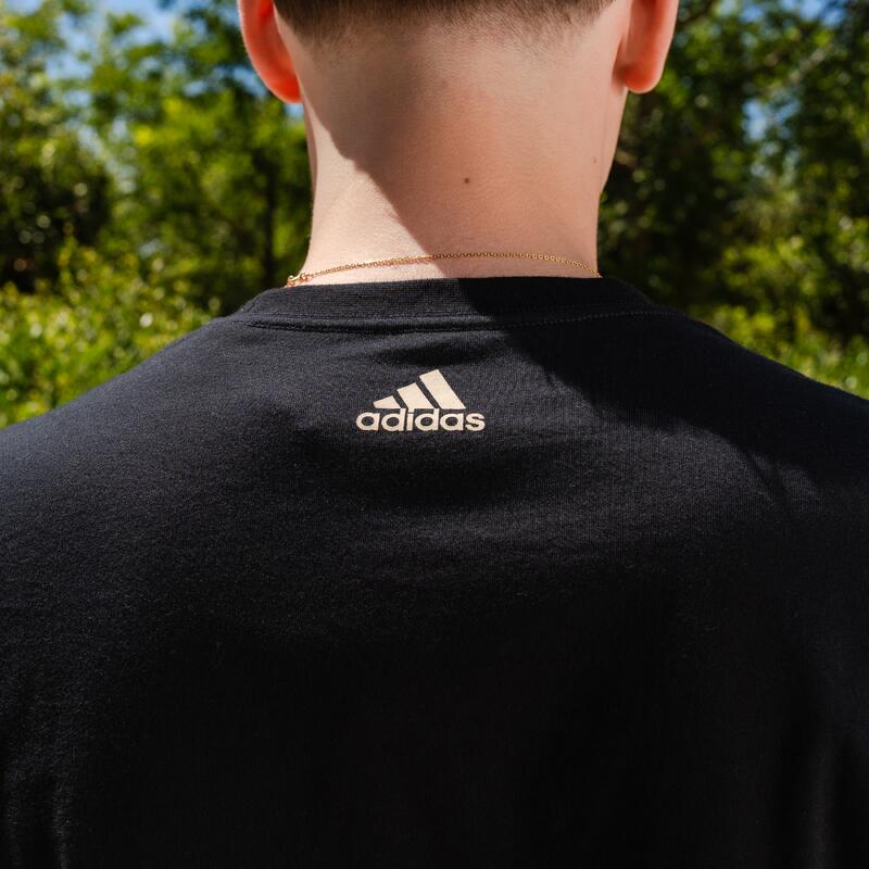 T-SHIRT DE FITNESS SOFT TRAINING ADIDAS HOMME NOIR