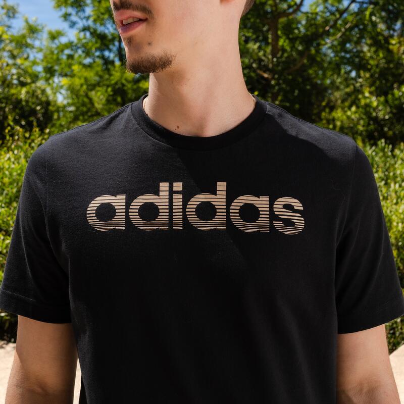 T-SHIRT DE FITNESS SOFT TRAINING ADIDAS HOMME NOIR