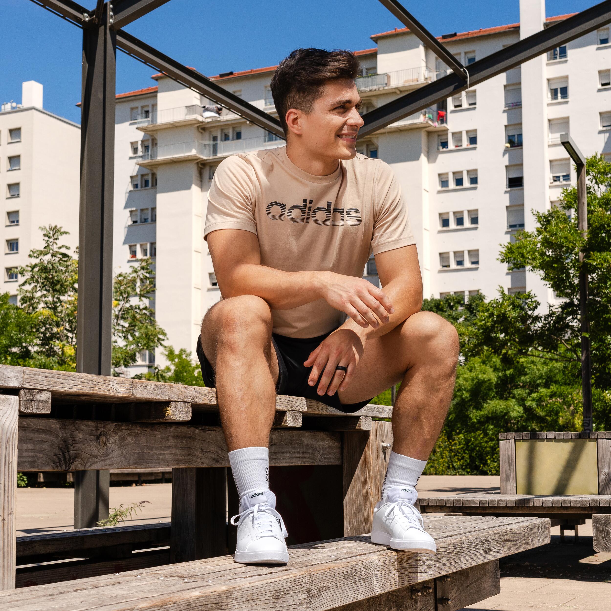 Chaussure homme, advantage base 2.0 Adidas blanche 7/10