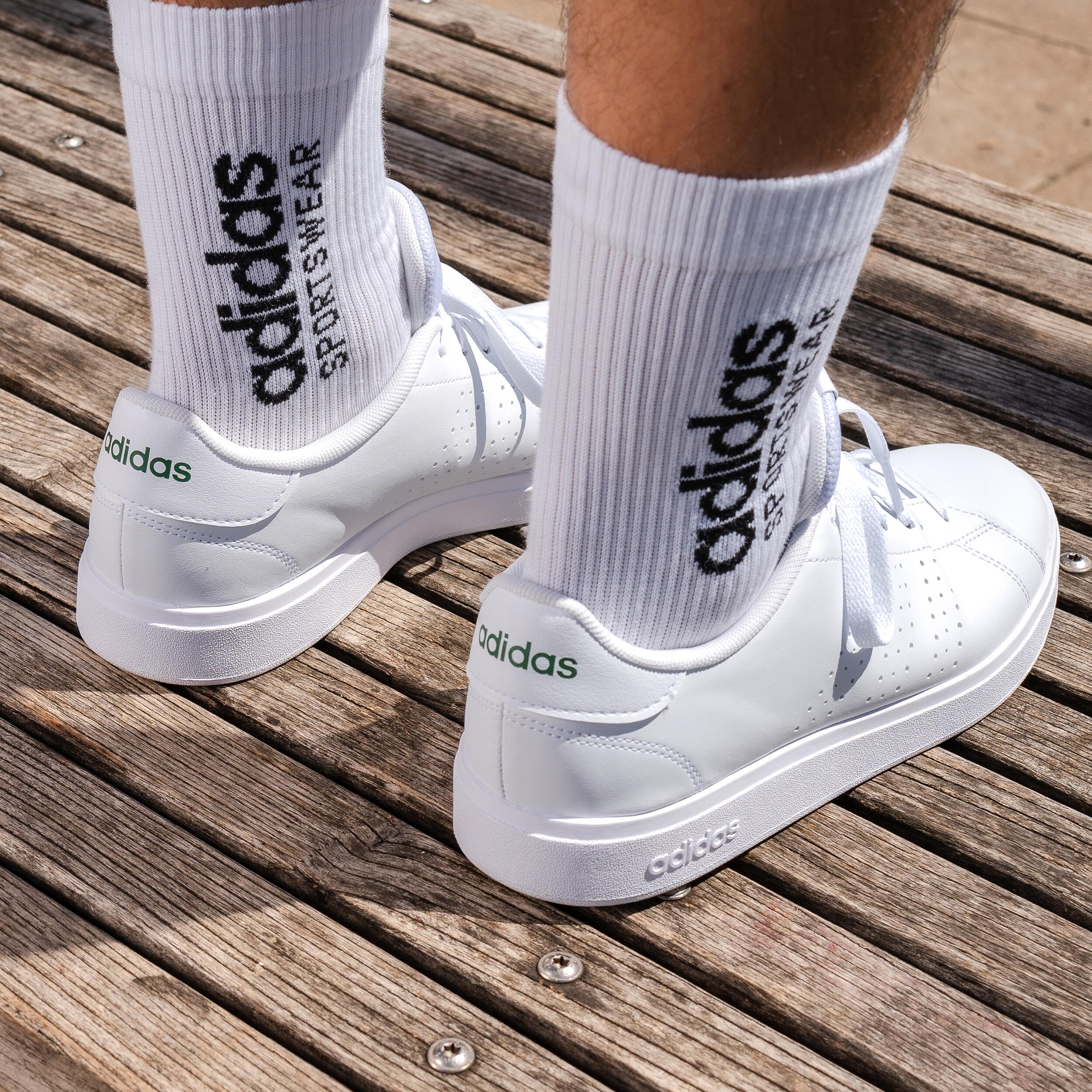Zapatillas Caminar Adidas Advantage Base 2.0 Hombre Blanco 6/14