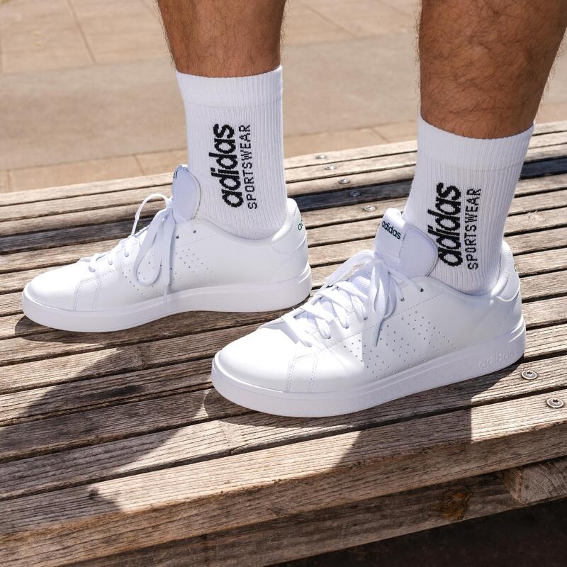 Calçado de Caminhada Homem Adidas Advantage Base 2.0 Branco