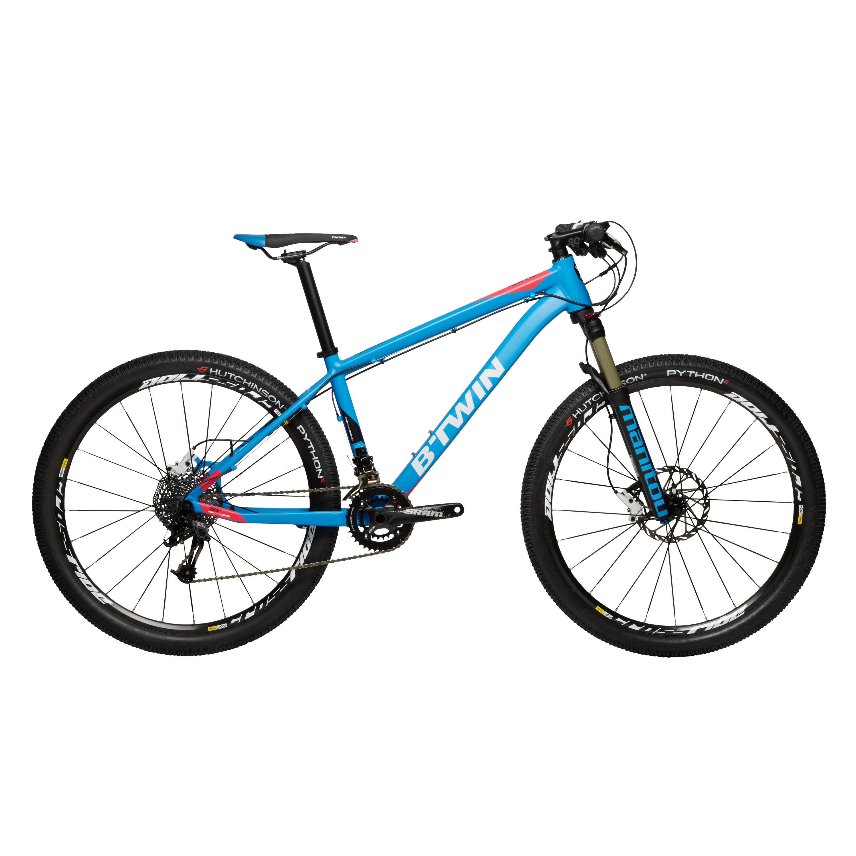 MOUNTAINBIKE BTWIN RAFAL 720 27.5" BLAUW/ZWART/ROZE 2/23