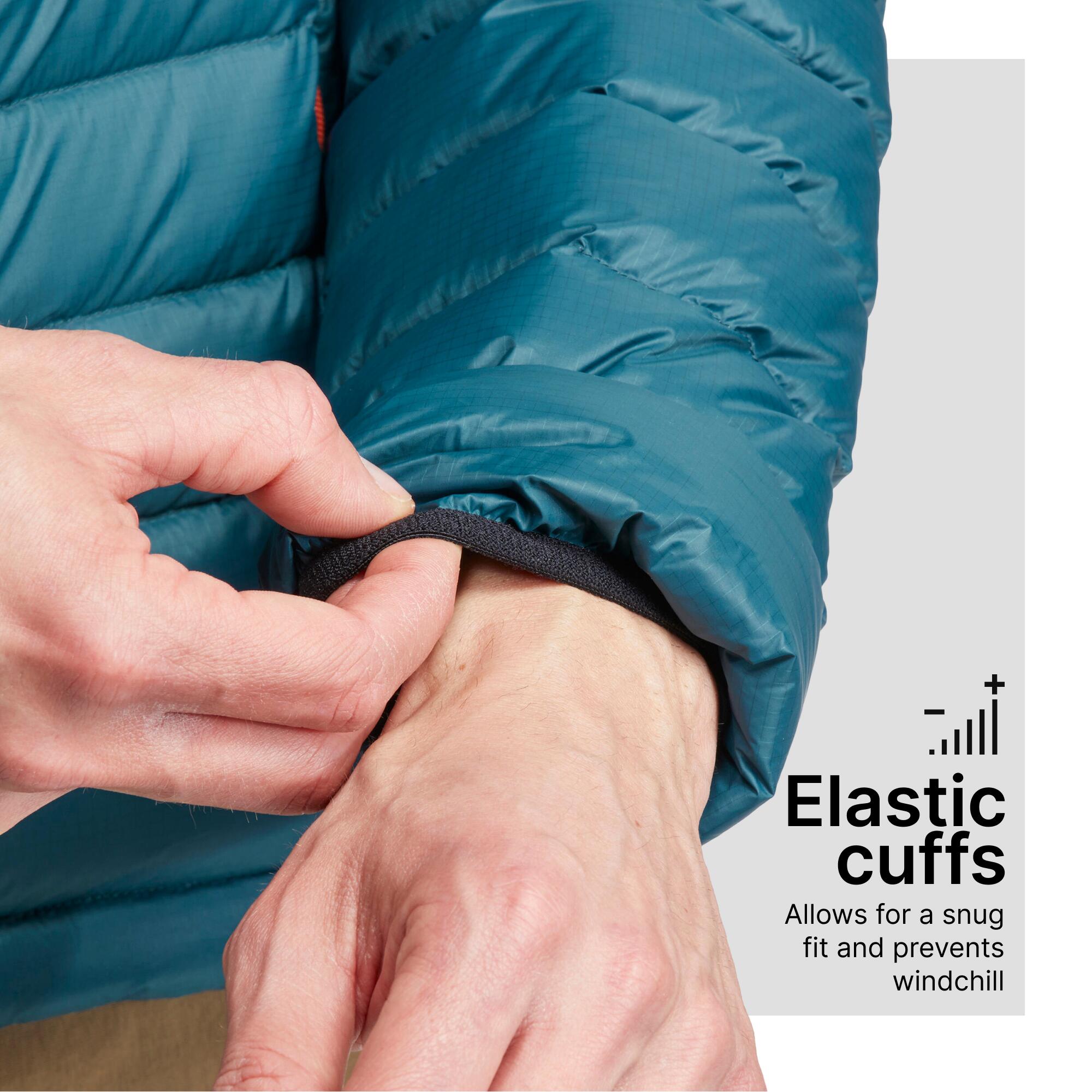 Men Lightweight Packable Down Jacket - MT500 -10°C Blue