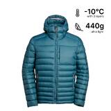 Men Puffer Down Jacket For Trekking MT500 -10°C Turquoise