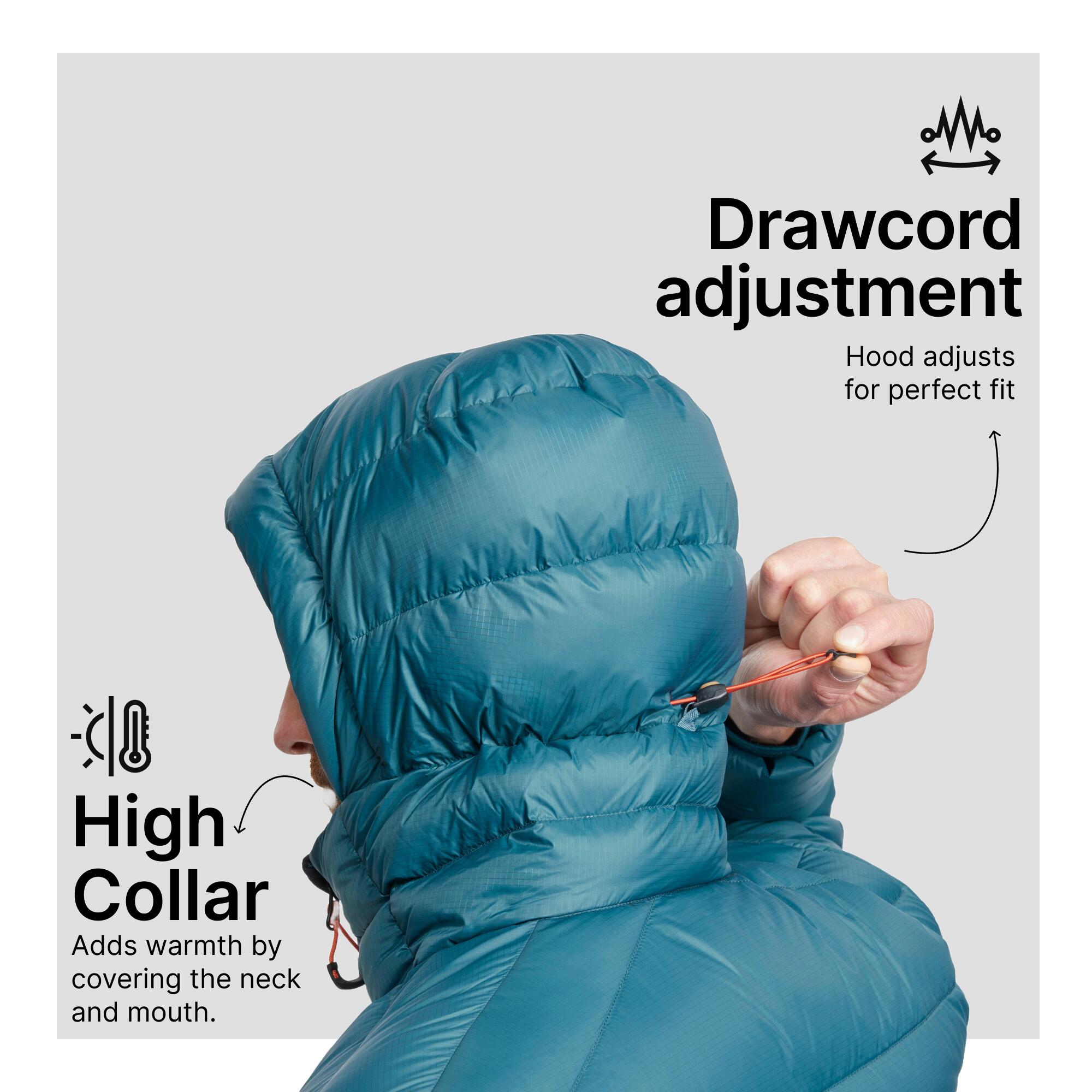 Men’s mountain and trekking padded and hooded jacket - MT500 -10°C 5/11