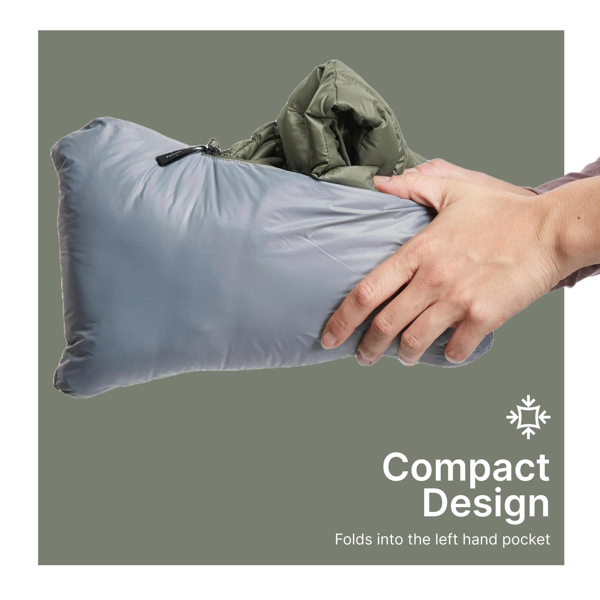 Women Trekking Down Jacket - MT100 -5°C Khaki