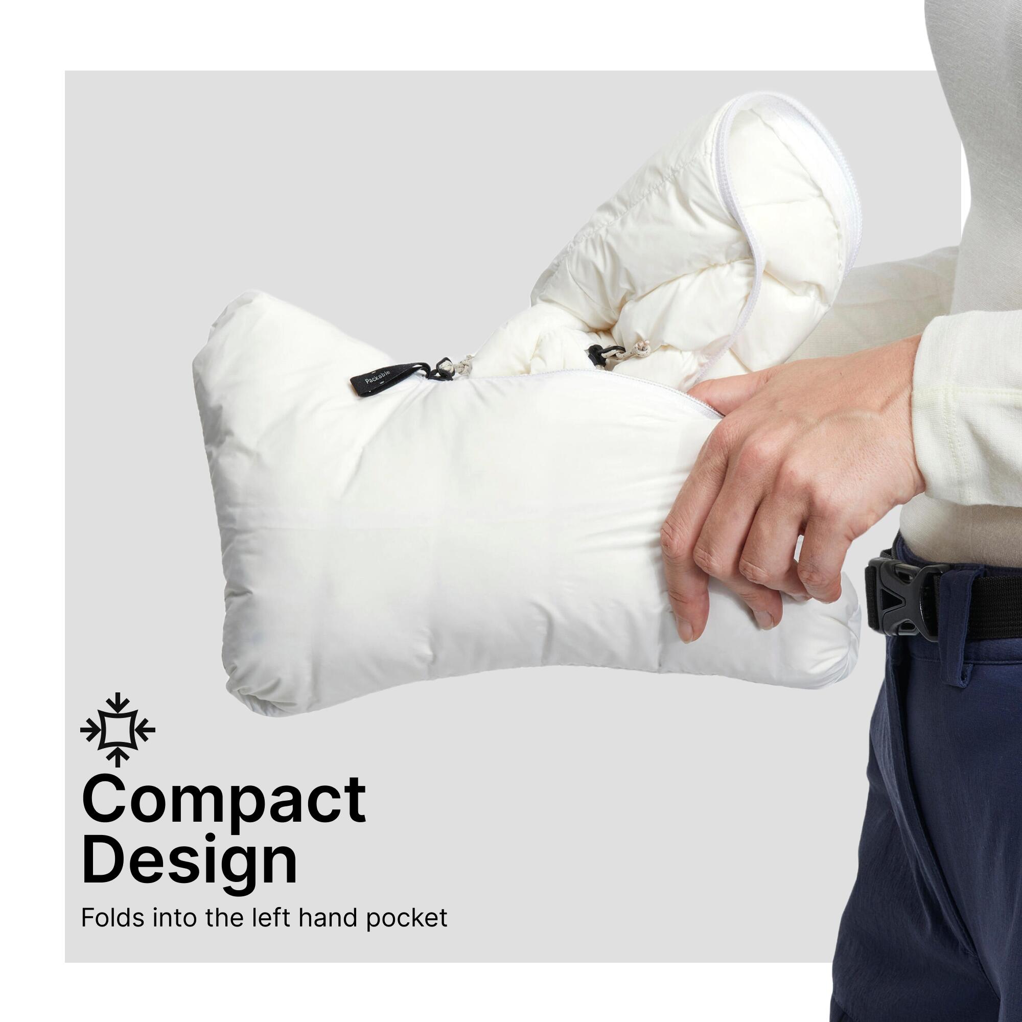 Women’s Mountain Trekking Sleeveless Down Vest - MT100 Greige