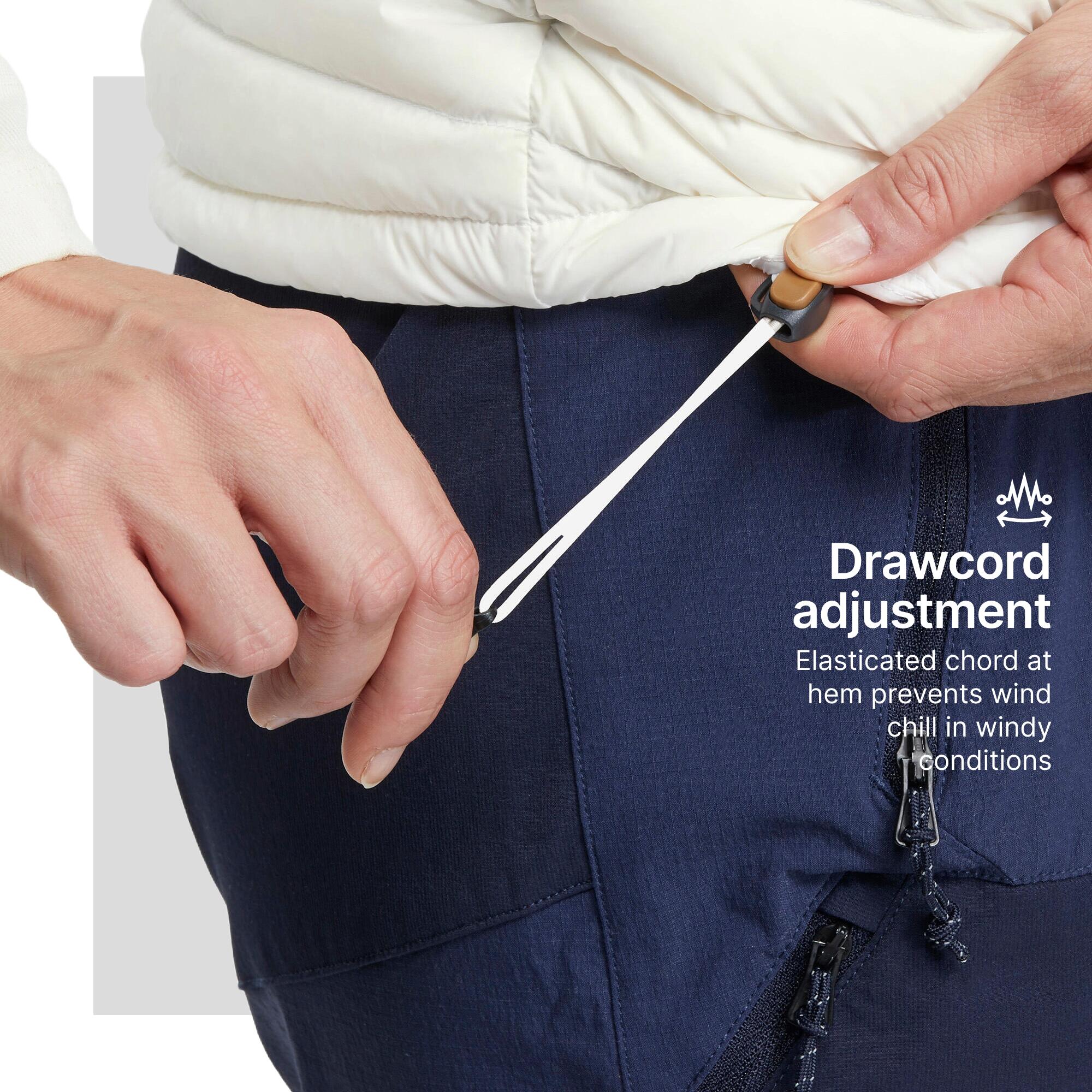 Women’s Mountain Trekking Sleeveless Down Vest - MT100 Greige