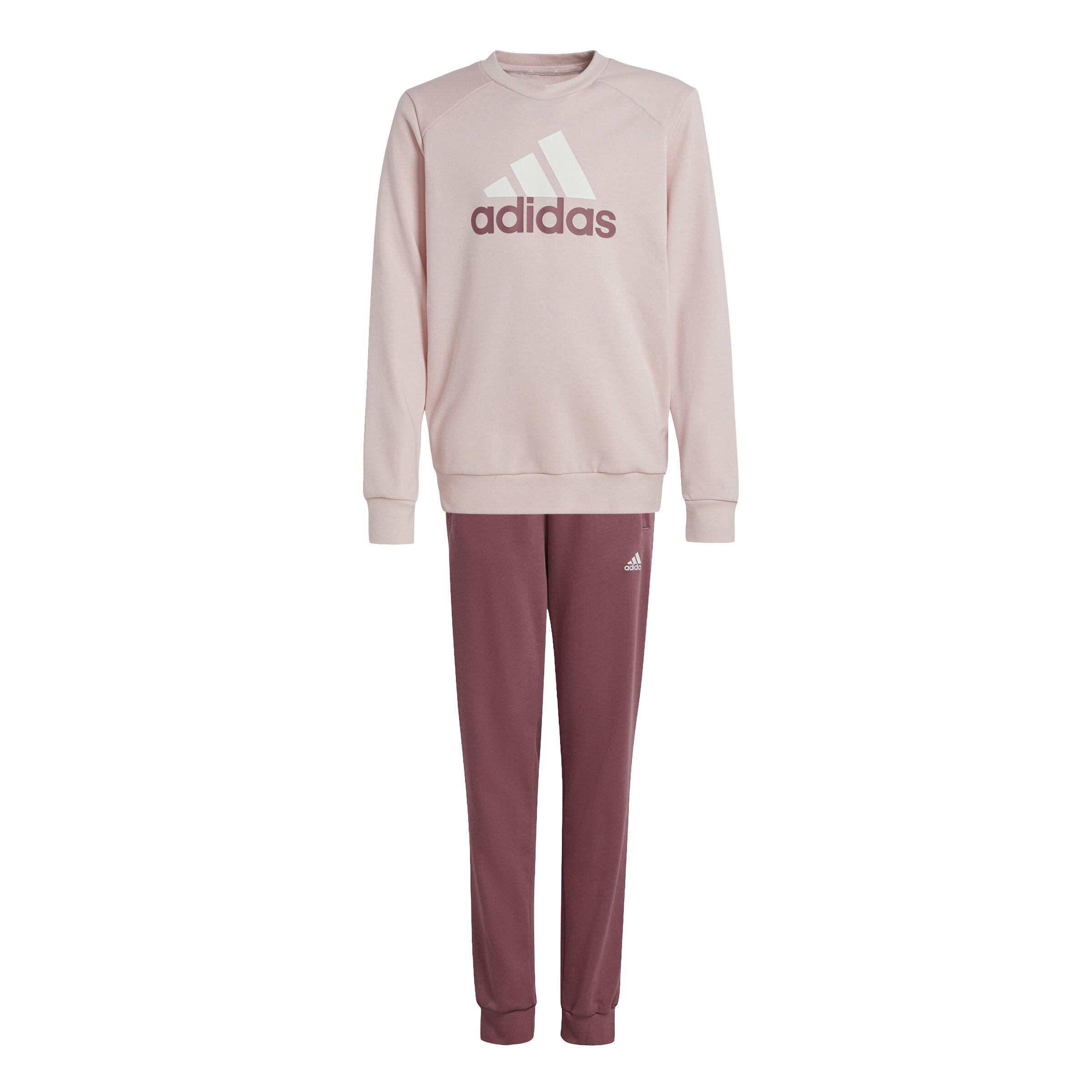 Survêtement imprimé logo Adidas fille - rose 7/11