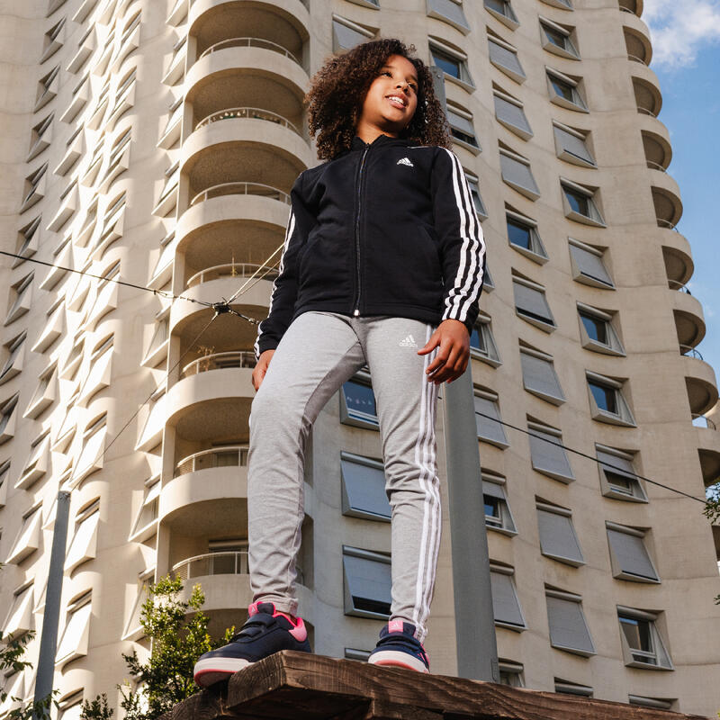 Încălțăminte cu benzi cu arici Educație fizică ADIDAS TENSAUR Albastru-Roz Copii