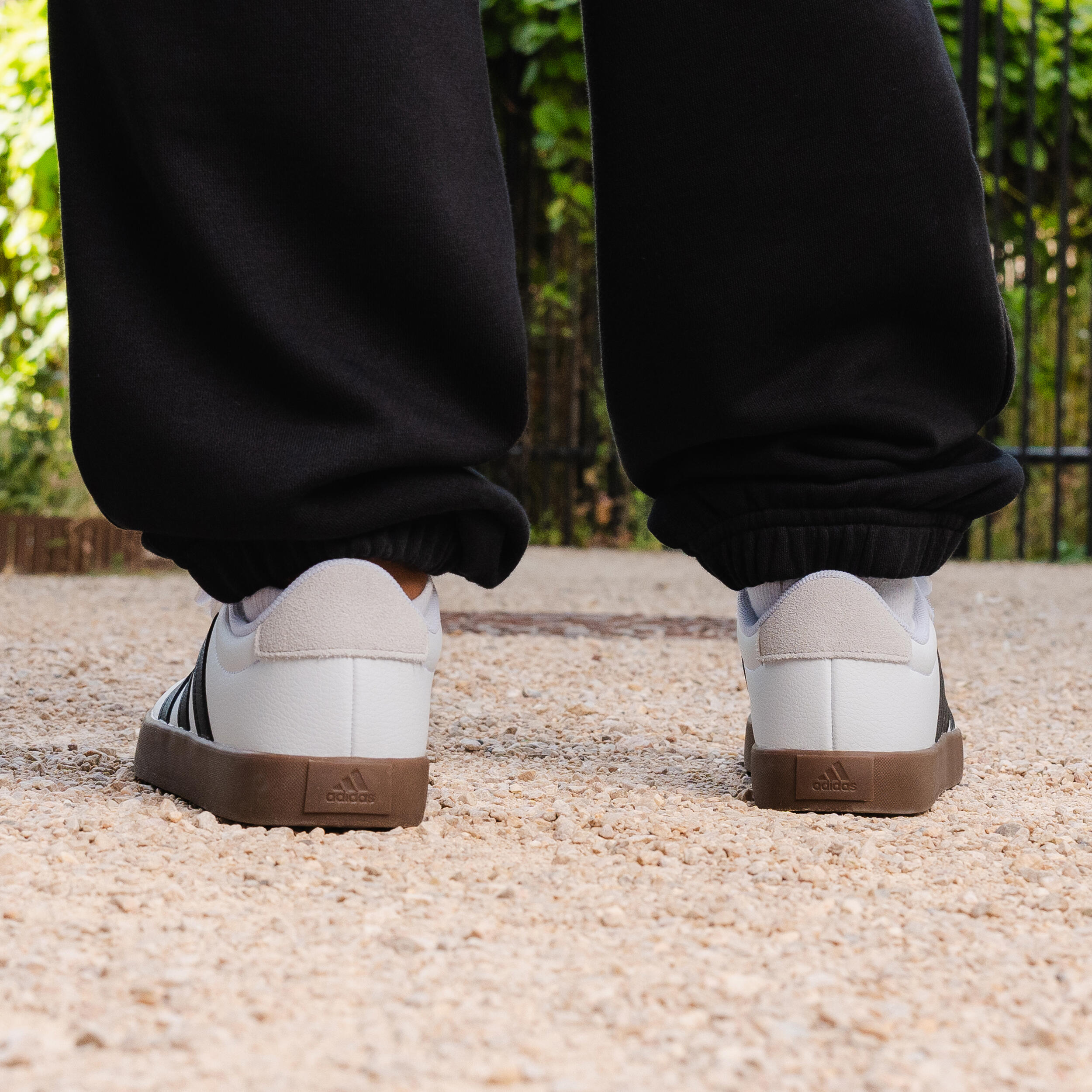 Kids' Shoes VL Court - White/Black/Grey 9/10