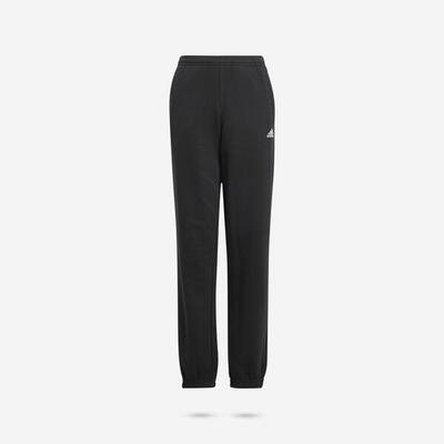 Pantaloni tuta ADIDAS bambino ginnastica regular fit felpati neri