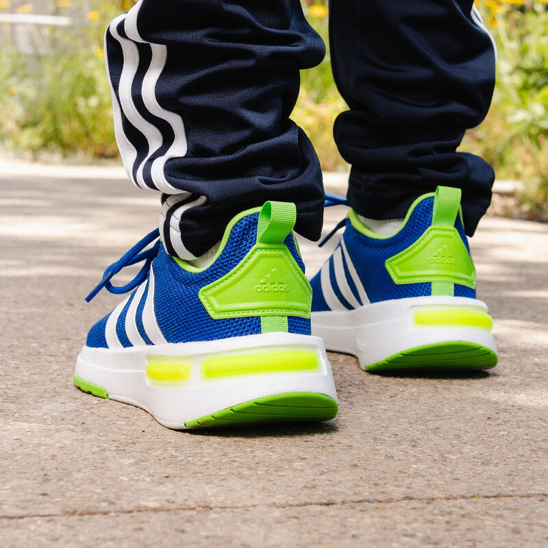 CHAUSSURES RACER TR23 ADIDAS ENFANT BLEU BLANC JAUNE