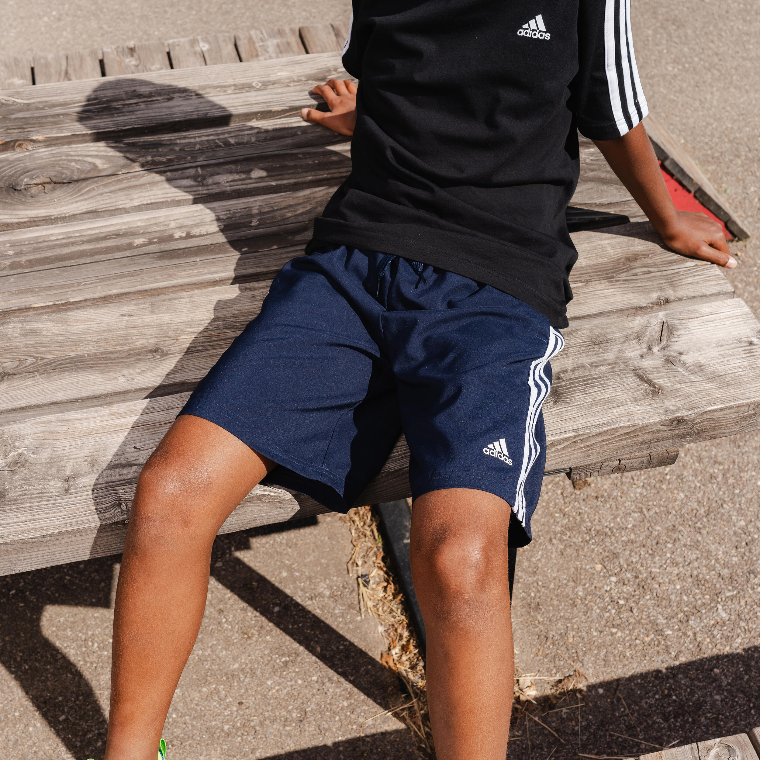 SHORTS ADIDAS CHILD - NAVY BLUE