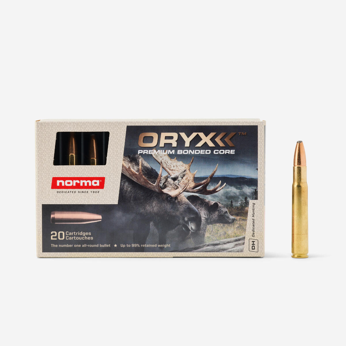 BALLE NORMA ORYX 35 W 16,2 grammes,  250 grains