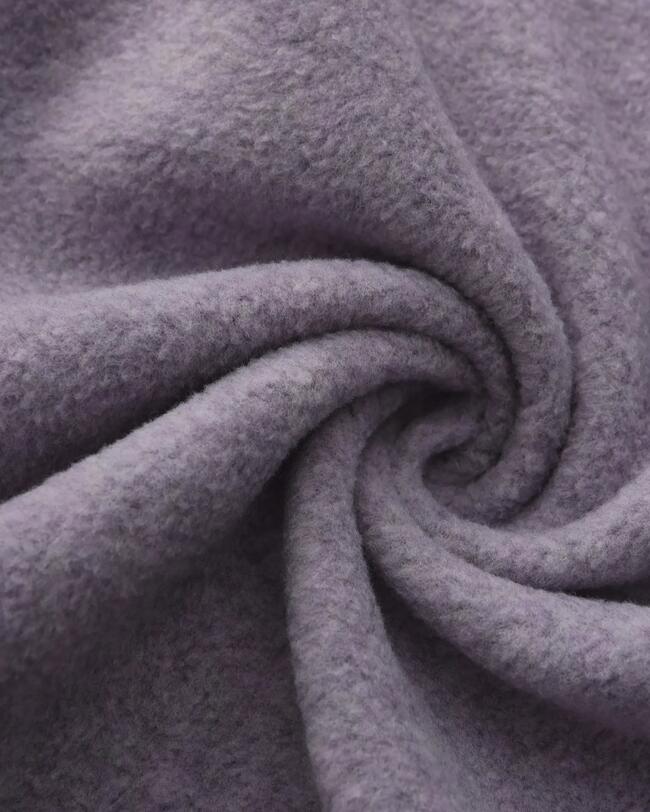 zoomed-in view of a fleece fabric