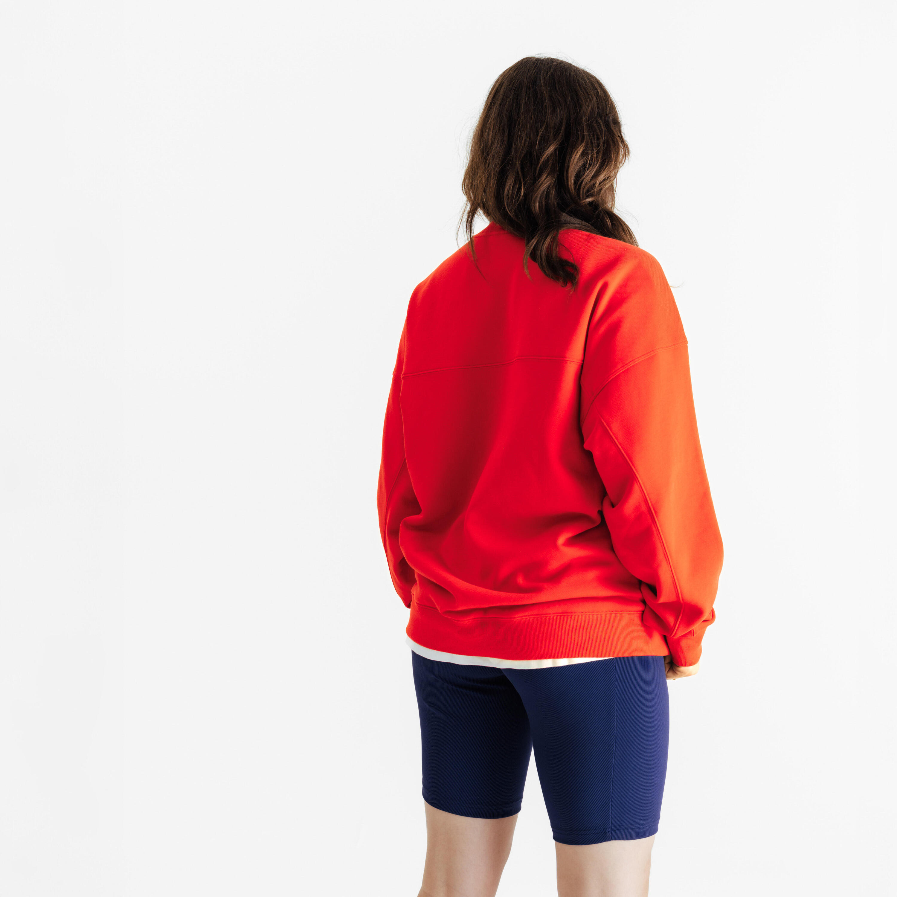 Short cycliste Femme Decathlon AFLF, Bleu 6/6
