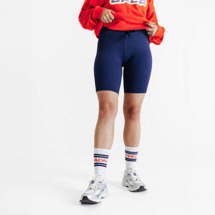 Short cycliste Femme Decathlon AFLF, Bleu