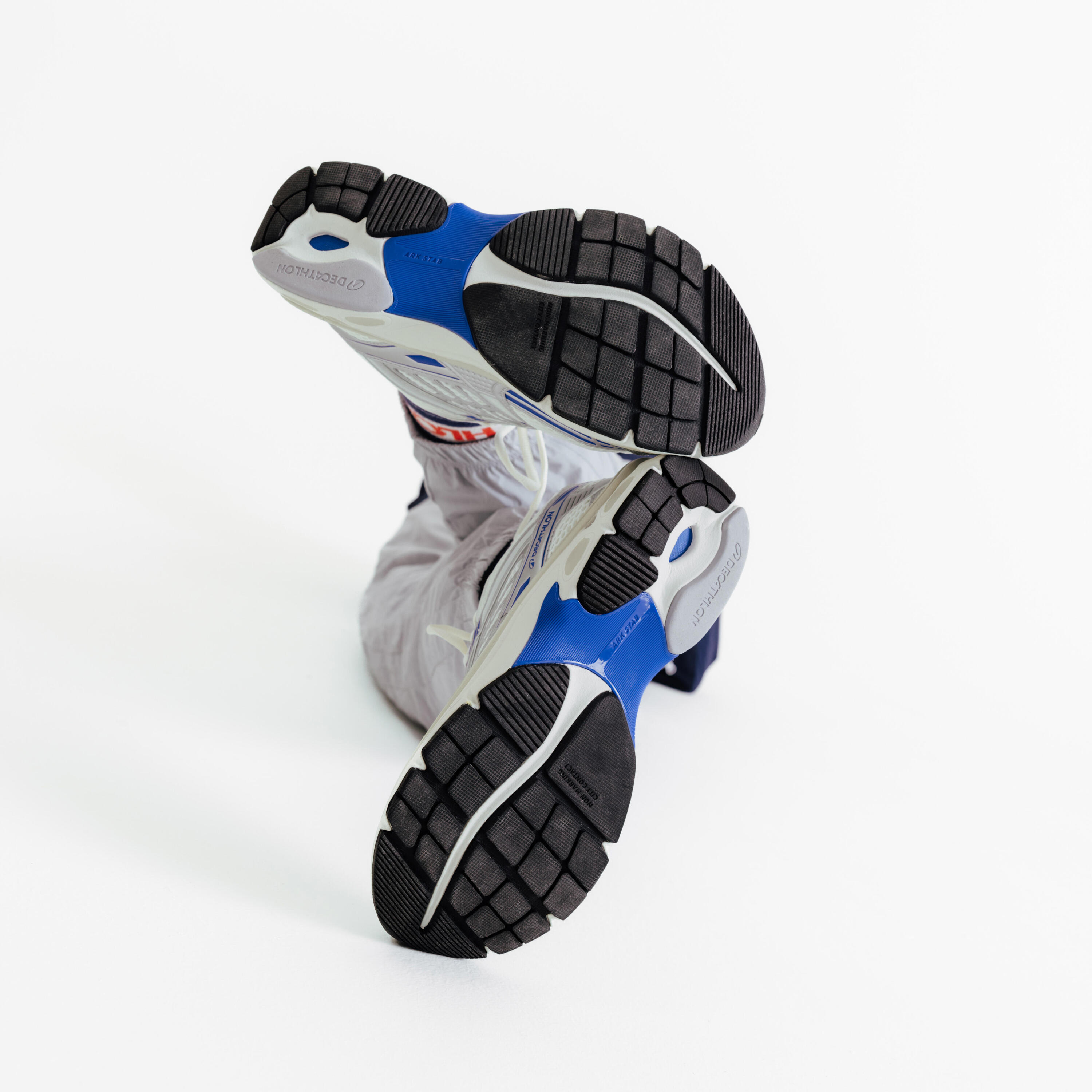 Zapatillas deportivas RR2K gris, azul y blanco roto 7/13