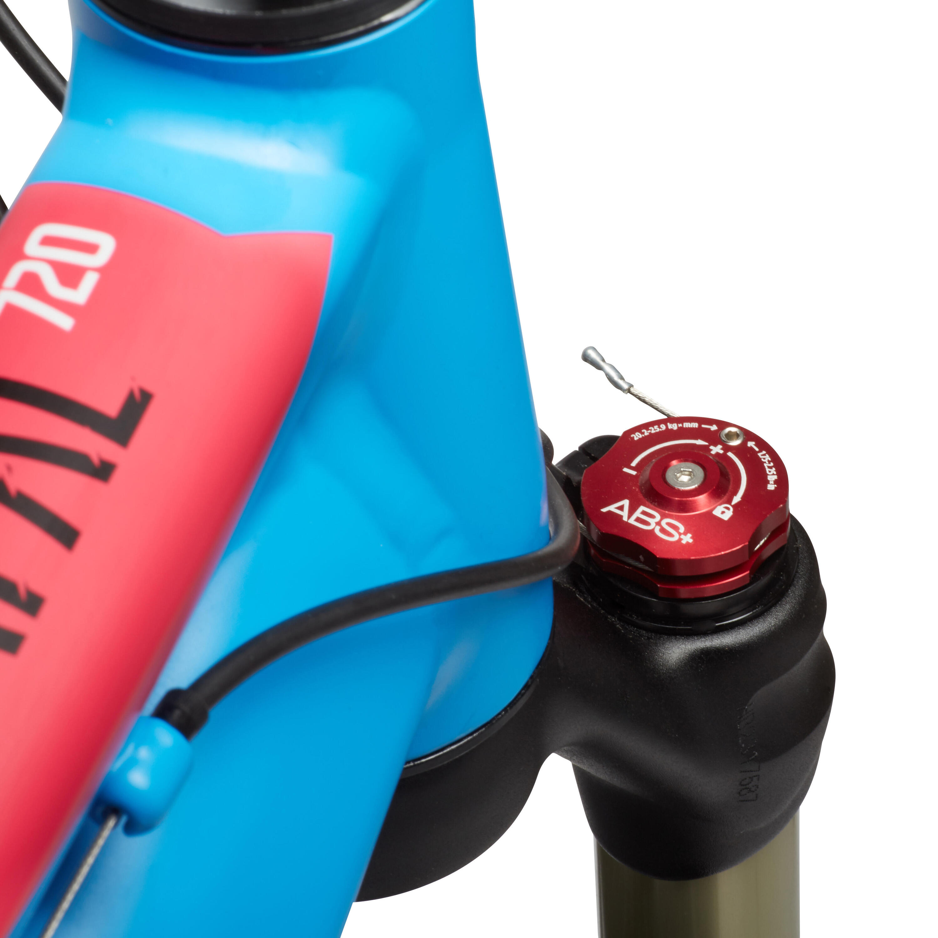 MOUNTAINBIKE BTWIN RAFAL 720 27.5" BLAUW/ZWART/ROZE 7/23