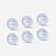 BALLES DE TENNIS DE TABLE TTB 100 1* 40+ x6 BLANCHE
