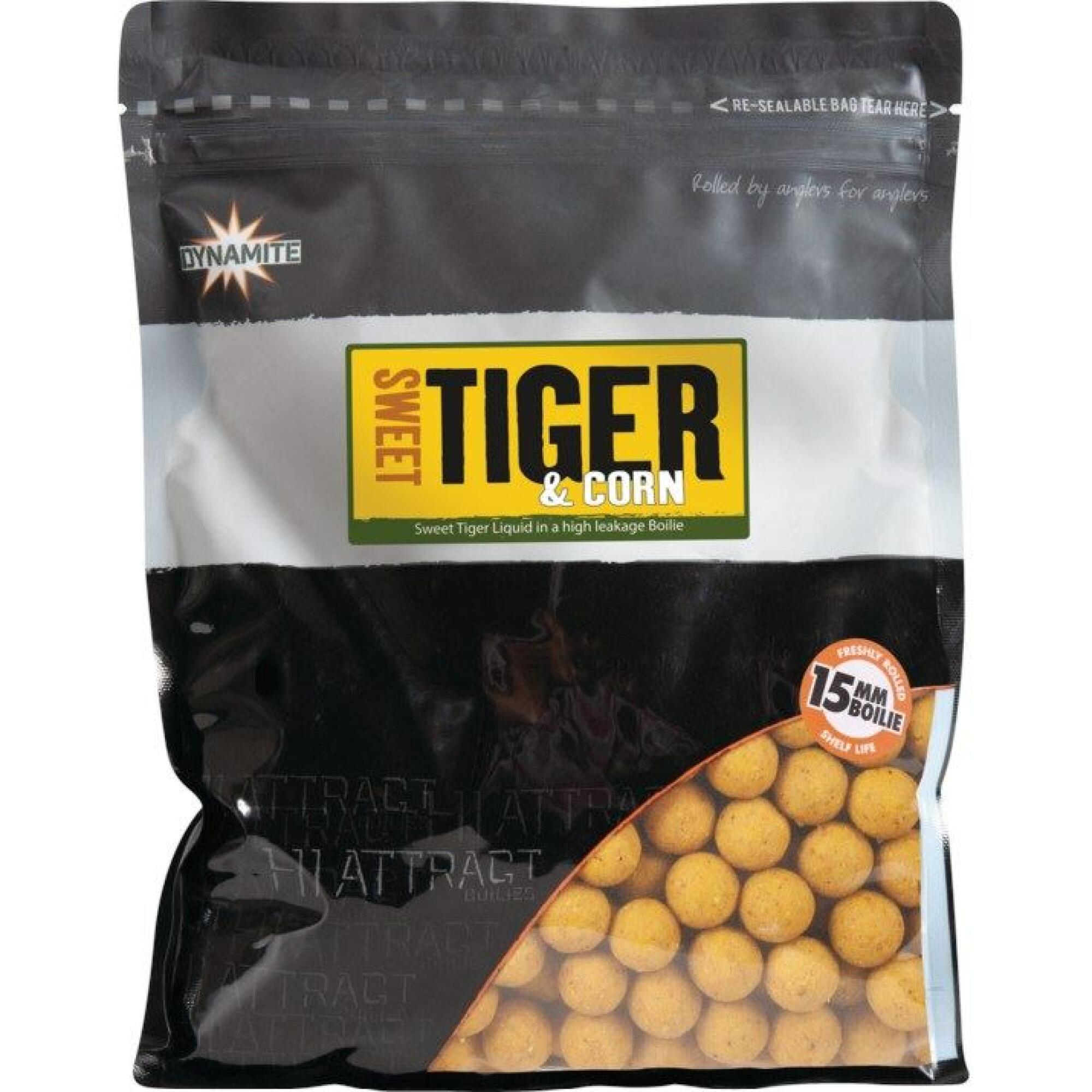 DYNAMITE BAITS Sweet Tiger & Corn – 15mm Boilie 1kg