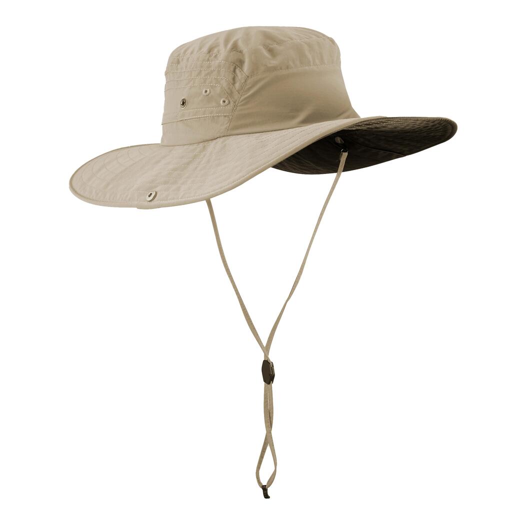 CN Chapeau de Trekking montagne TREK 500 anti UV noir