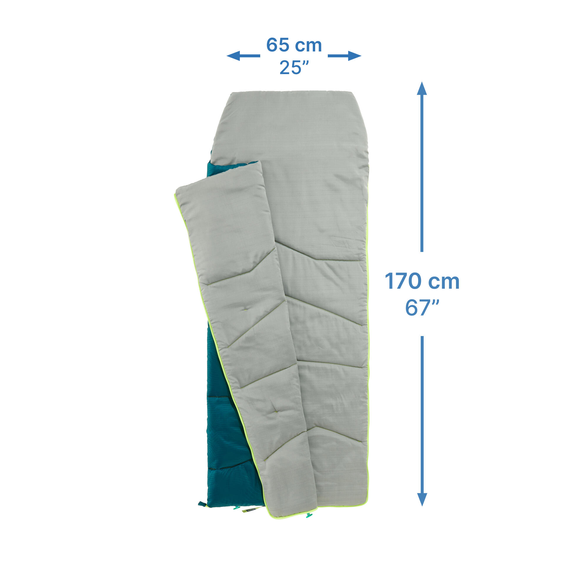 Kids’ sleeping bag 10°C - Blue
