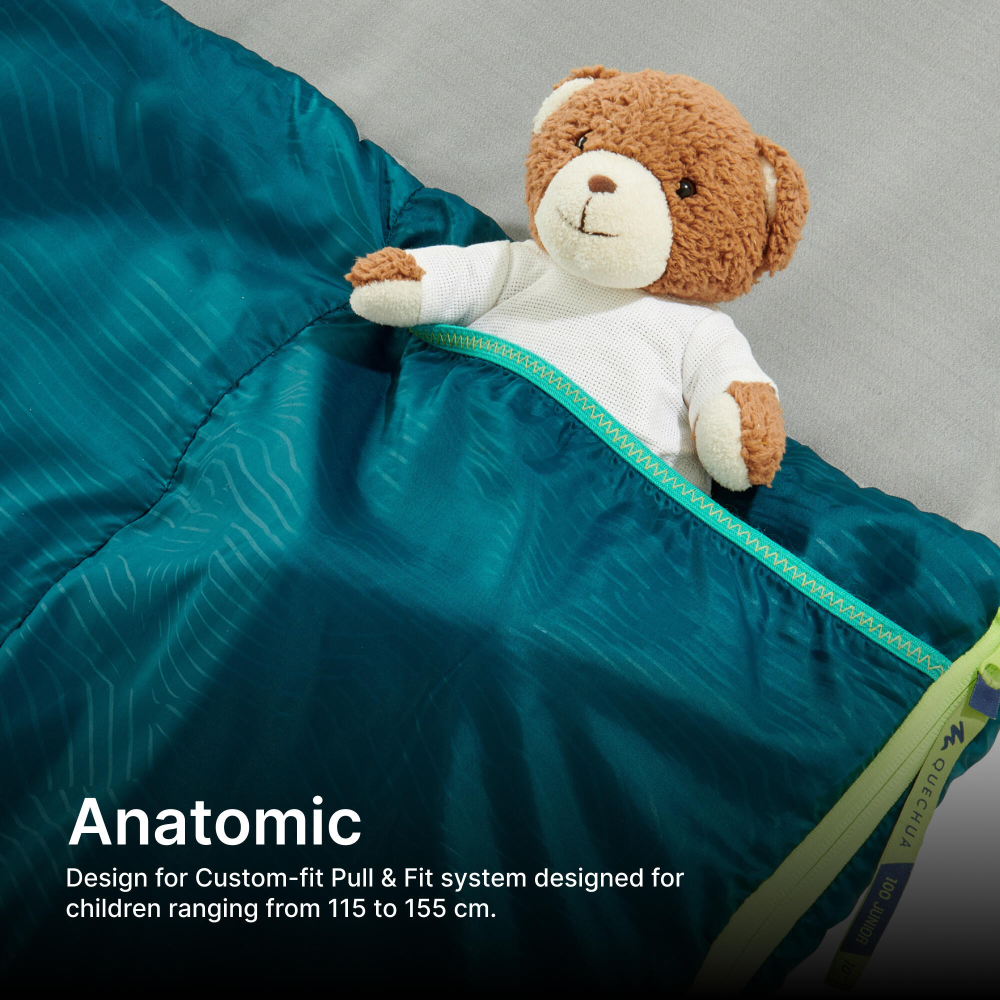 Saco de dormir 10ºC niños 115-155 cm Quechua MH100 6/9