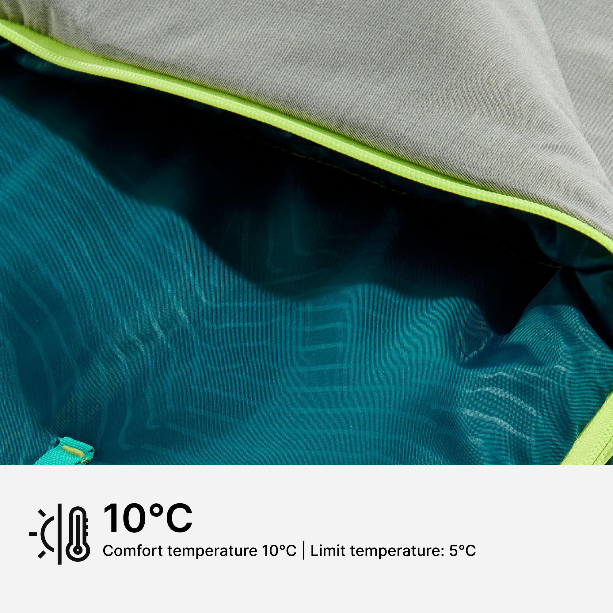 Kids’ sleeping bag 10°C - Blue