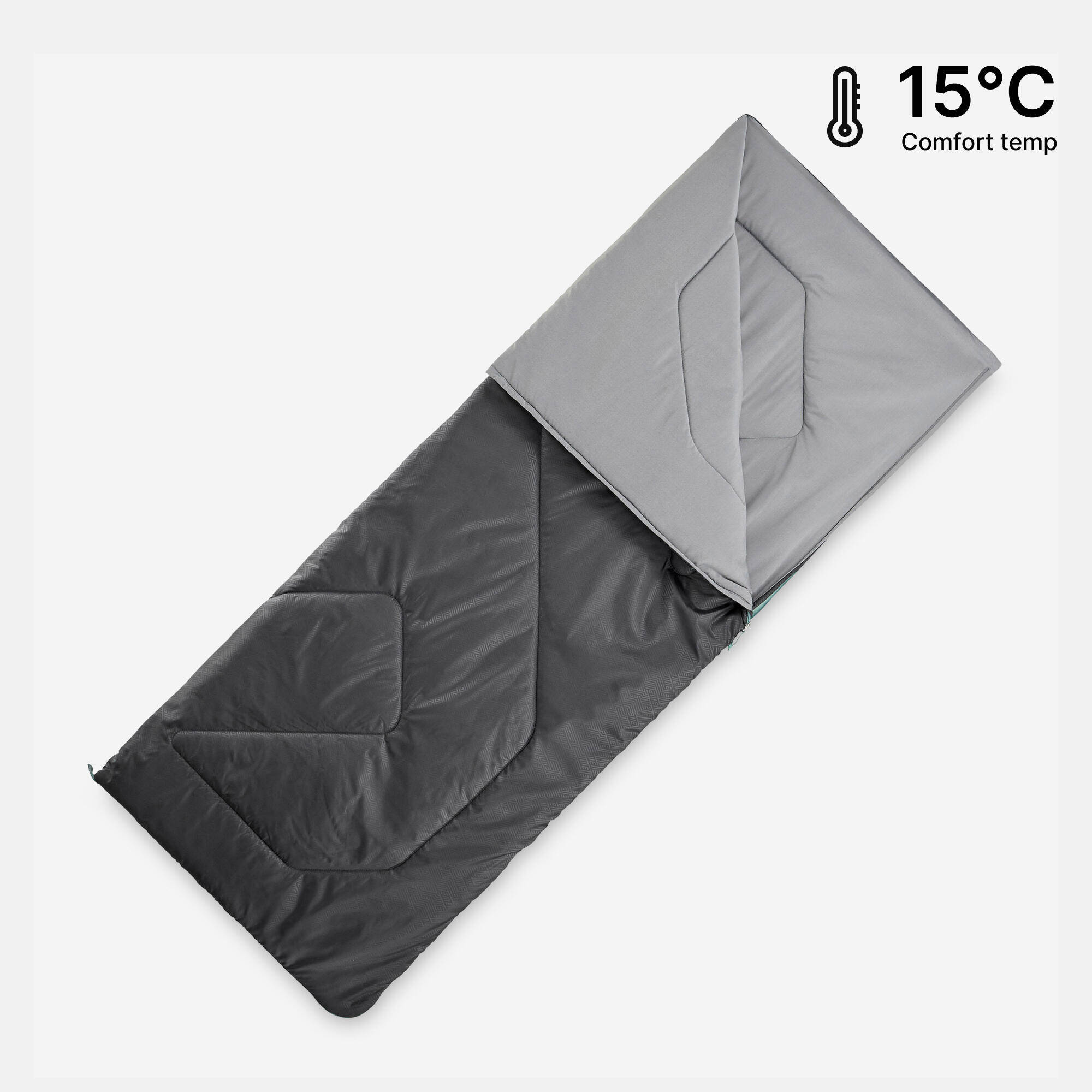 15°C camping sleeping bag Azpenaz -  1