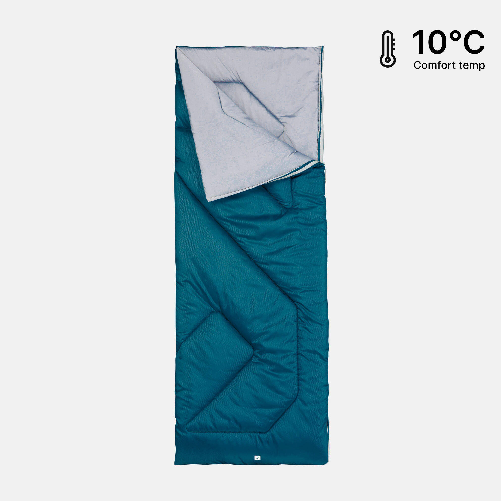 Camping Sleeping Bag Arpenaz 10° Dark Blue -  1