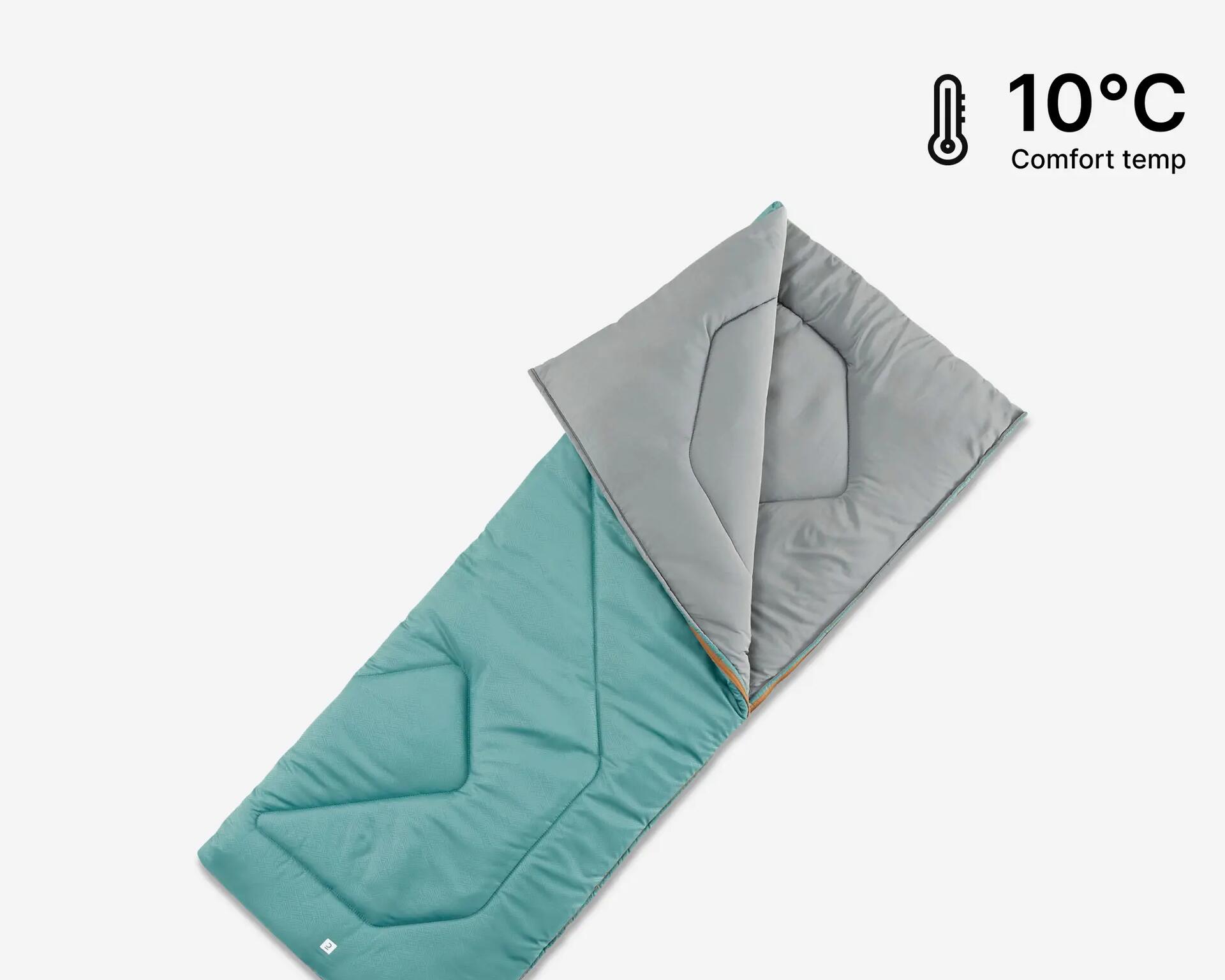 Sac de couchage Arpenaz 10 ° DOUBLE - TURQUOISE