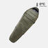 TREKKING MUMMY SLEEPING BAG - TREK 500 0°C WADDING TWINNABLE - KHAKI