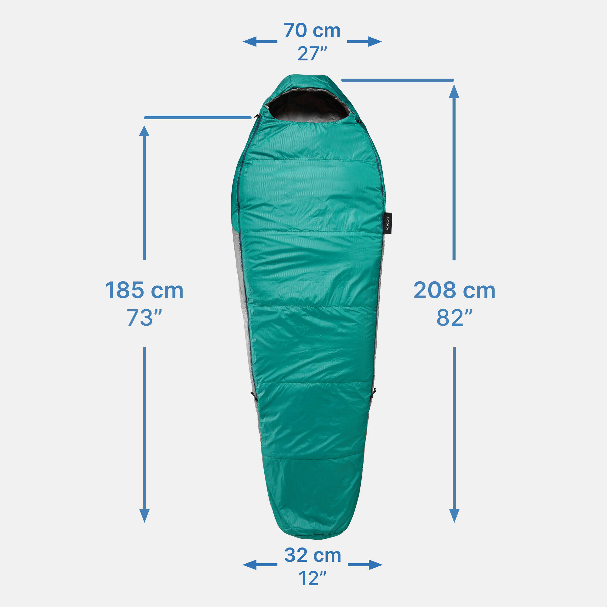 Sleeping Bag MT500 10°C - Polyester -  2