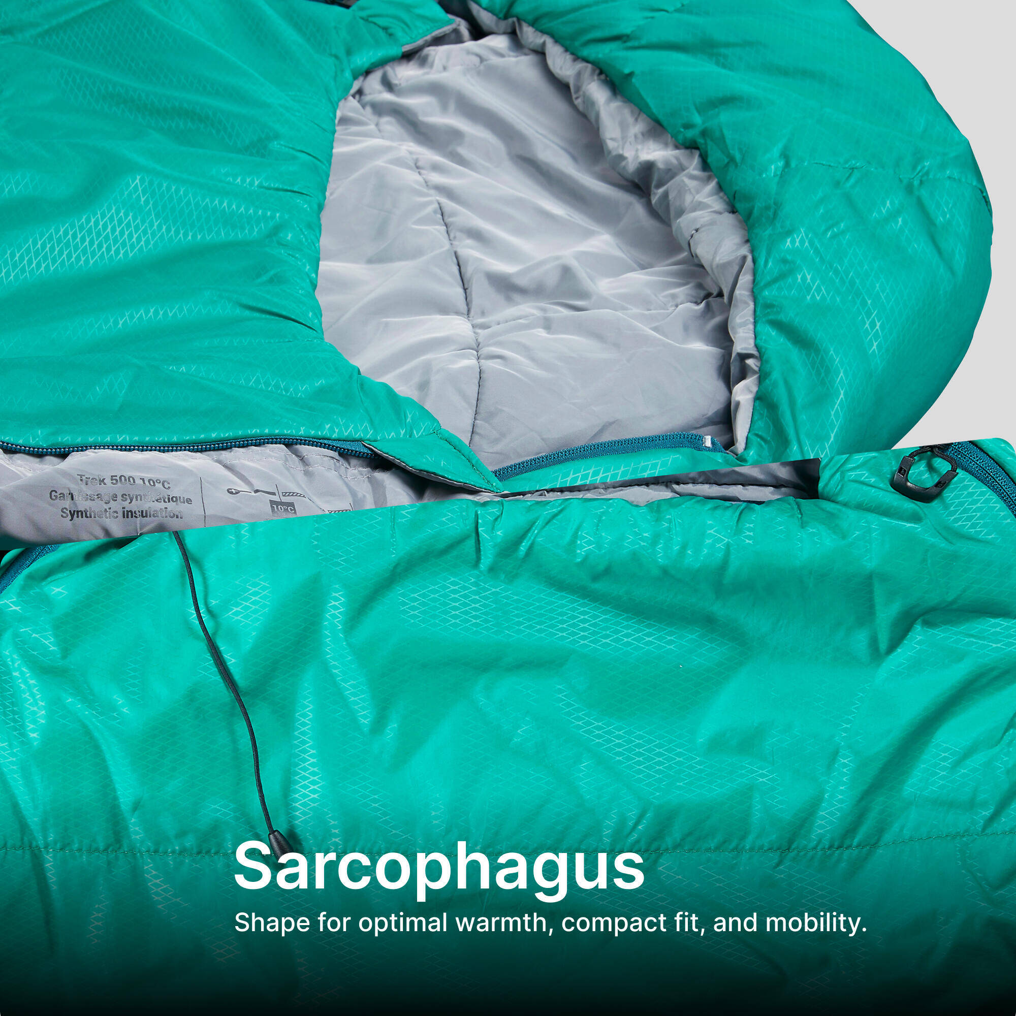 Sleeping Bag MT500 10°C - Polyester -  5