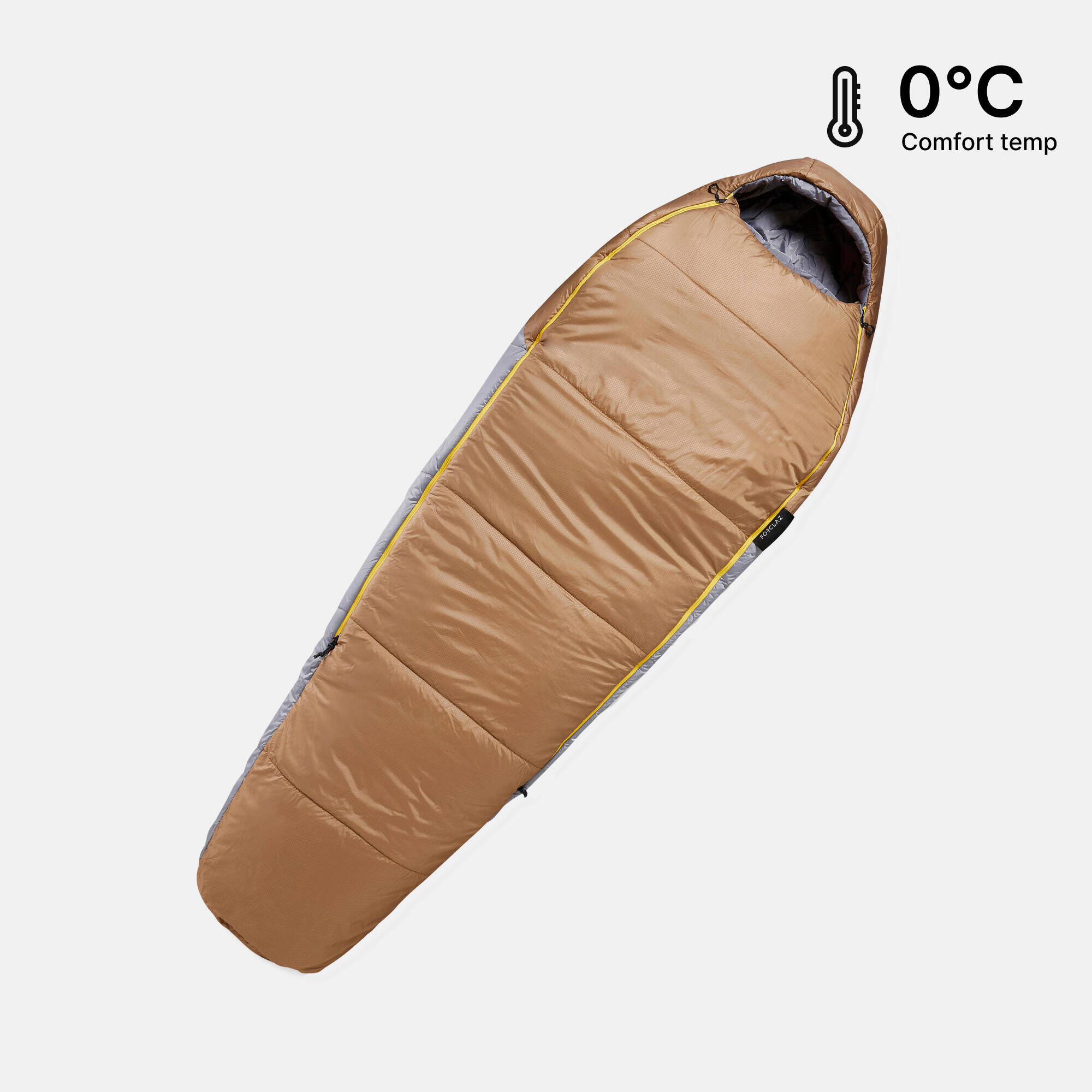 Trekking Sleeping Bag MT500 0°C - Polyester -  1