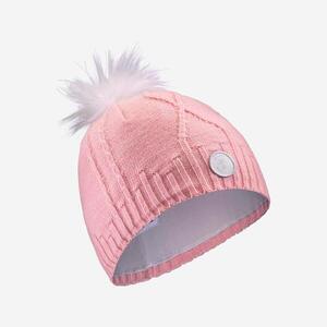Gorro de esquí y nieve lana NIños Wedze Trenza Fur