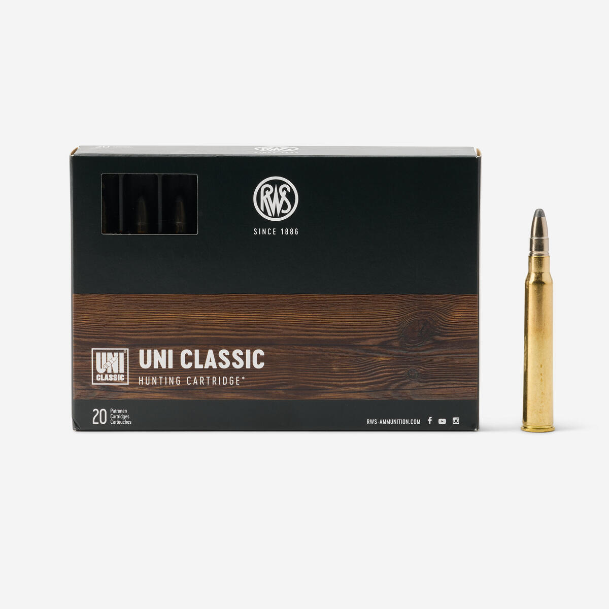 BALLE RWS 30 R Blaser Uni 11.7grammes