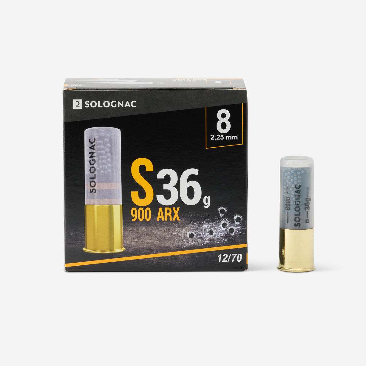 CARTOUCHE S900 36g IMPACT ARX CALIBRE 12/70 PLOMB N°8 X25