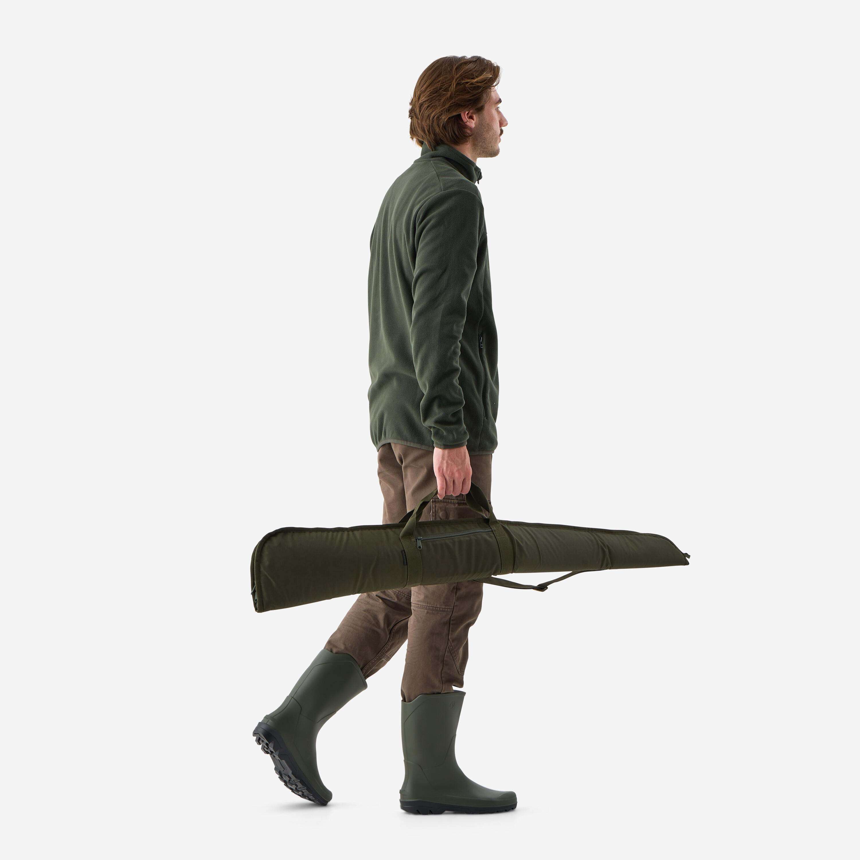 Fodero Per Fucile Da Caccia 130 Cm - Verde Mimetico, Imbottito - Con Spallaccio Regolabile - Foto 6