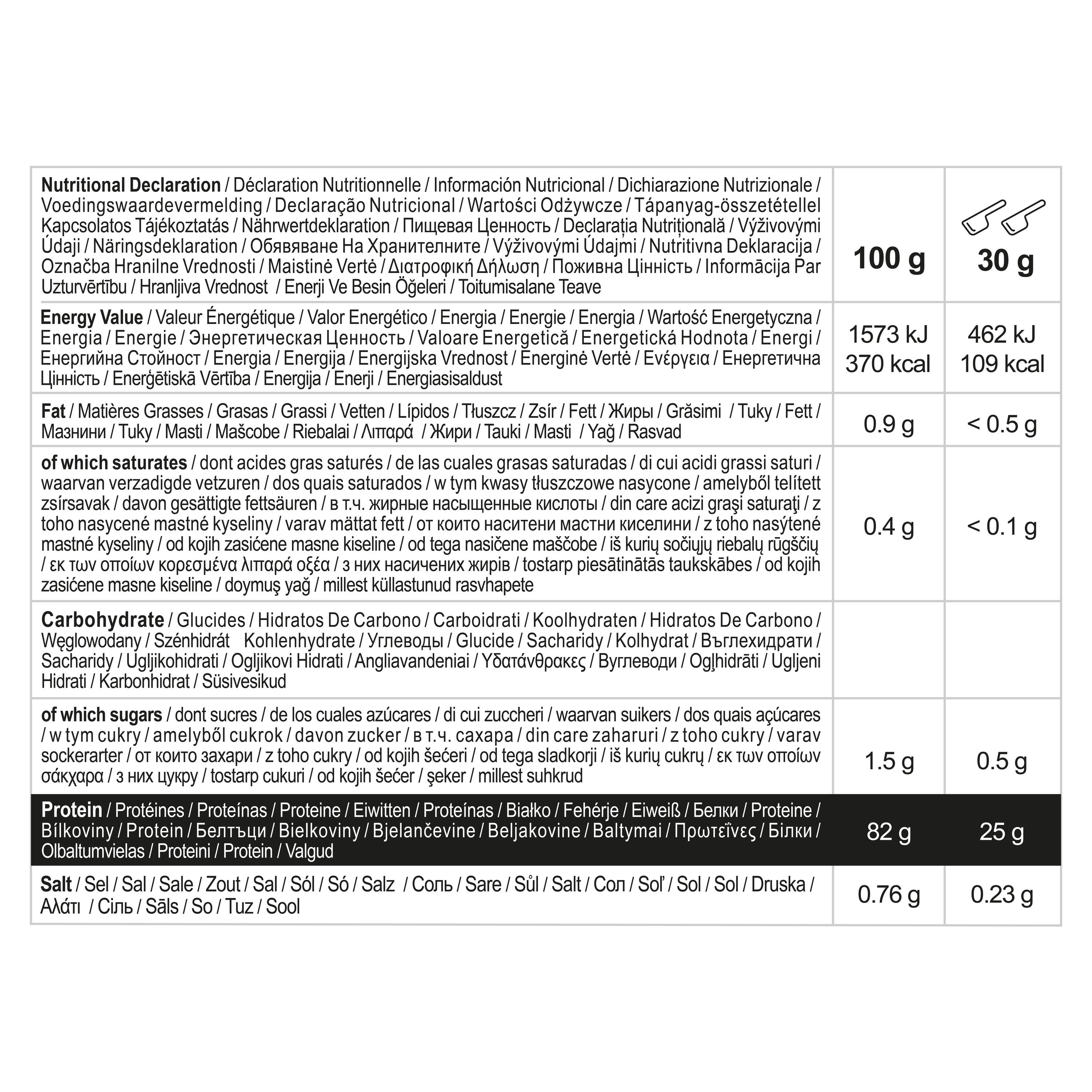 Pure wei 100% isolaat vanille 2,2 kg 4/4